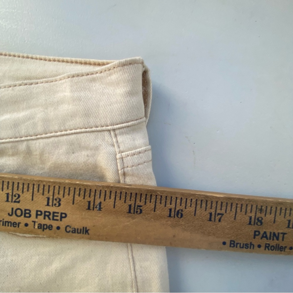 Joe's Jeans Cream Wide-Leg Flare Jeans - Picture 6 of 11